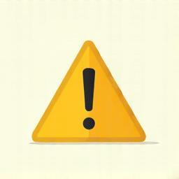 Warning sign icon symbolizing a financial penalty